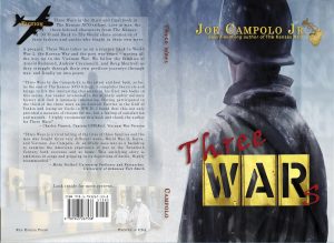 Award-winning book cover of Three Wars by Joe Campolo Jr.